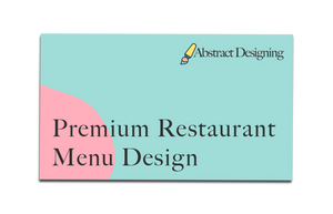 Premium Restaurant Menu Design