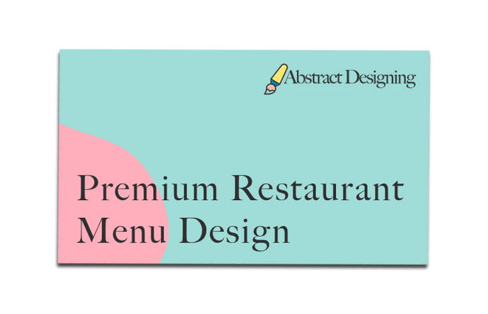 Premium Restaurant Menu Design